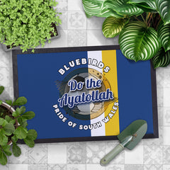 Cardiff Ayatollah - Football Legends - Door Mat -60cm X 40cm