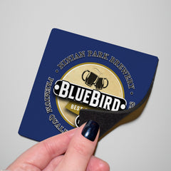 Cardiff Bluebird - Football Coaster - Square Or Circle