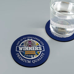 Cardiff FA Cup - Football Coaster - Square Or Circle