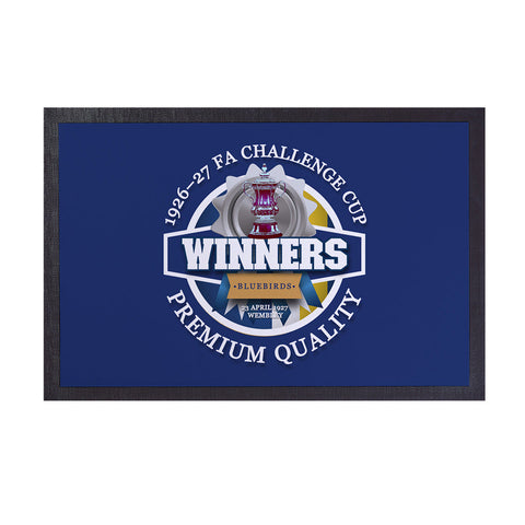 Cardiff FA Cup  - Football Legends - Door Mat -60cm X 40cm