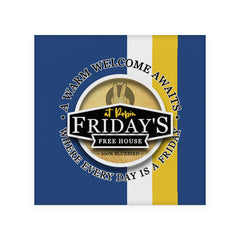 Cardiff Friday - Football Coaster - Square Or Circle