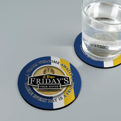 Cardiff Friday - Football Coaster - Square Or Circle