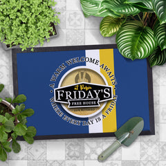 Cardiff Friday  - Football Legends - Door Mat -60cm X 40cm