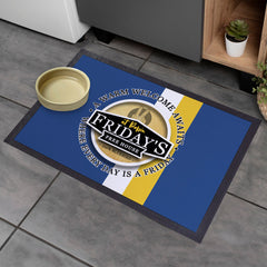Cardiff Friday  - Football Legends - Door Mat -60cm X 40cm