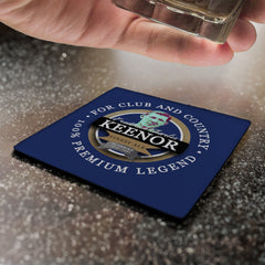 Cardiff Keenor - Football Coaster - Square Or Circle