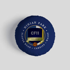 Cardiff Ninian Park - Football Legends - Circle Cushion 14inch