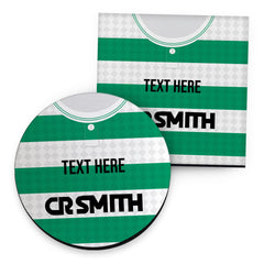 Celtic 1988 Home Shirt - Personalised Drink Coaster - Square Or Circle