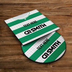 Celtic 1988 Home Shirt - Personalised Drink Coaster - Square Or Circle