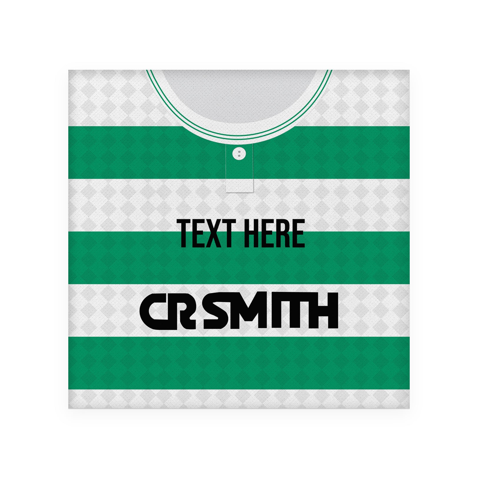 Celtic 1988 Home Shirt - Personalised Drink Coaster - Square Or Circle