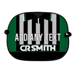 Celtic 1994 Away Shirt - Personalised Retro Football Car Sun Shade - Set of 2