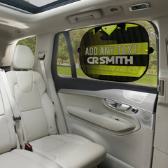 Celtic 1997 Away Shirt - Personalised Retro Football Car Sun Shade - Set of 2