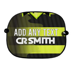 Celtic 1997 Away Shirt - Personalised Retro Football Car Sun Shade - Set of 2