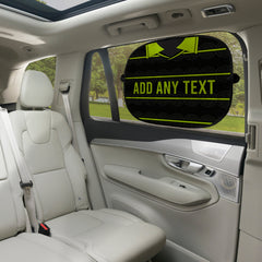 Celtic 1999 Away Shirt - Personalised Retro Football Car Sun Shade - Set of 2