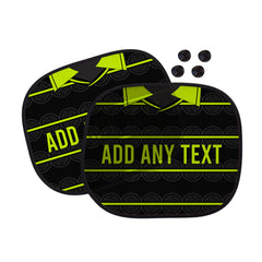 Celtic 1999 Away Shirt - Personalised Retro Football Car Sun Shade - Set of 2