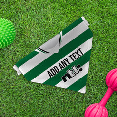 Celtic 2001 Home Shirt - Personalised Pet Bandana - 4 Sizes