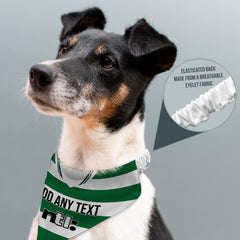 Celtic 2001 Home Shirt - Personalised Pet Bandana - 4 Sizes