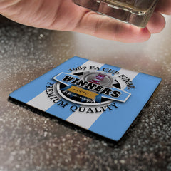 Coventry FA Cup - Football Coaster - Square Or Circle