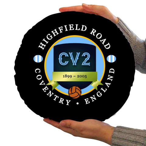 Coventry Highfield - Football Legends - Circle Cushion 14inch