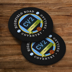 Coventry Highfield - Football Coaster - Square Or Circle