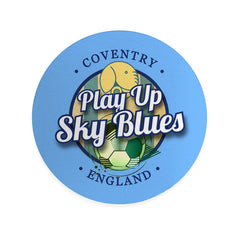 Coventry Play Up - Football Coaster - Square Or Circle
