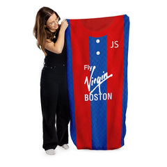 Crystal Palace -1991 HOME Shirt - Personalised Retro Beach Towel - 150cm x 75cm