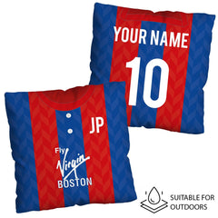 Crystal Palace - 1991 Home Shirt - 45cm or 61cm Retro Showerproof Outdoor Cushion