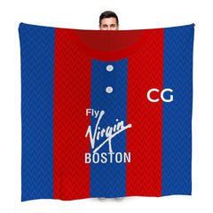 Crystal-Palace - 1991 Home Shirt - Personalised Retro Fleece Blanket