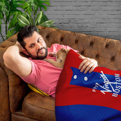 Crystal-Palace - 1991 Home Shirt - Personalised Retro Fleece Blanket