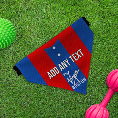 Crystal-Palace 1978 Home Retro Shirt - Personalised Pet Bandana - 4 Sizes