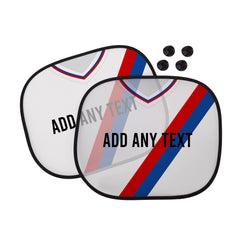 Crystal-Palace 1978 Home Shirt - Personalised Retro Football Car Sun Shade - Set of 2