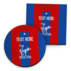 Crystal-Palace 1991 Home Shirt - Personalised Drink Coaster - Square Or Circle