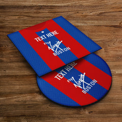 Crystal-Palace 1991 Home Shirt - Personalised Drink Coaster - Square Or Circle