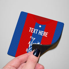 Crystal-Palace 1991 Home Shirt - Personalised Drink Coaster - Square Or Circle