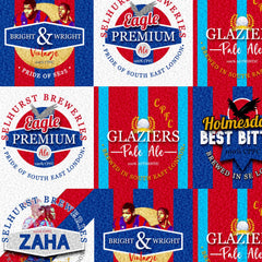 Crystal-Palace - Football Legends - Microfibre Beach Towel - 150cm x 75cm