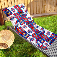 Crystal-Palace - Football Legends - Microfibre Beach Towel - 150cm x 75cm