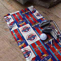 Crystal-Palace - Football Legends - Retro Lightweight, Microfibre Golf Towel