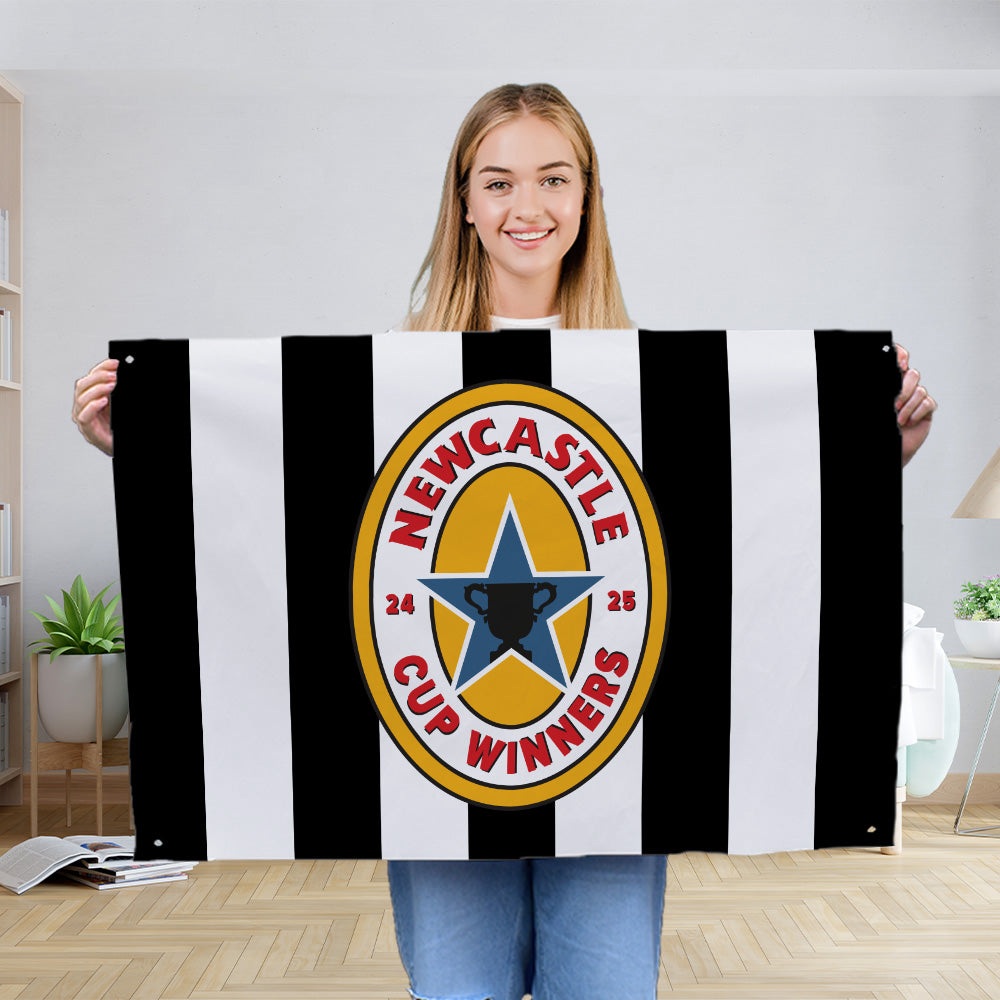Newcastle - Cup Winners - Banner - Two Sizes