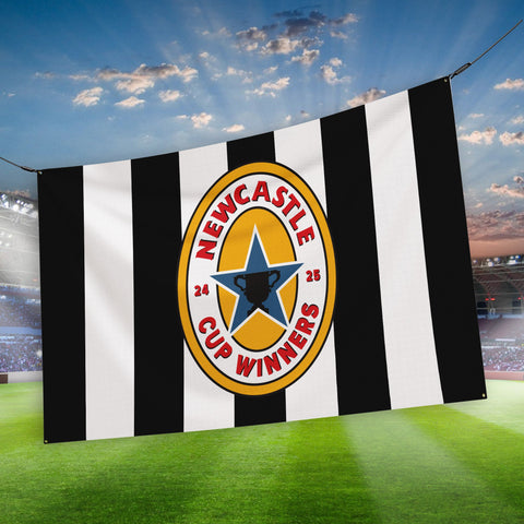 Newcastle - Cup Winners - Banner - Two Sizes
