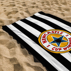 Newcastle - Cup Winners - Beach Towel - 150cm x 75cm