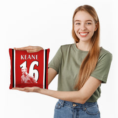 Manchester Red Keane 16 - Cushion - Two Sizes