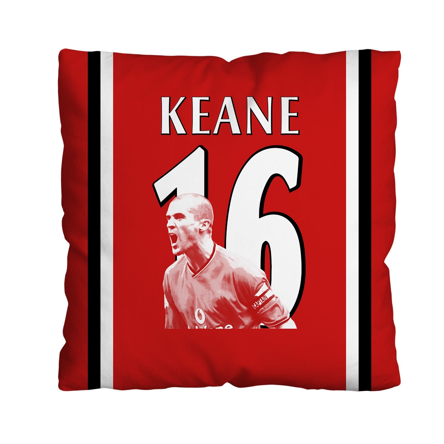 Manchester Red Keane 16 - Cushion - Two Sizes