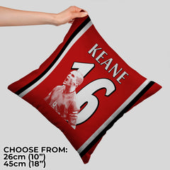 Manchester Red Keane 16 - Cushion - Two Sizes