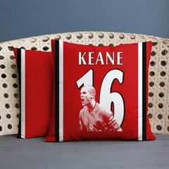 Manchester Red Keane 16 - Cushion - Two Sizes