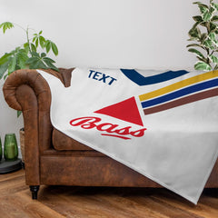 Derby 1984 Home Shirt - Personalised Retro Fleece Blanket 150cm X 150cm