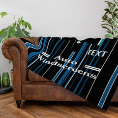 Derby 1993 Away Shirt - Personalised Retro Fleece Blanket 150cm X 150cm