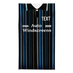 Derby 1993 Away Shirt - Personalised Lightweight, Microfibre Retro Beach Towel - 150cm x 75cm