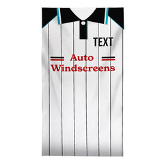 Derby 1993 Home Shirt - Personalised Lightweight, Microfibre Retro Beach Towel - 150cm x 75cm