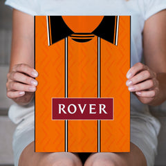 Dundee 1994 Home Shirt - A4 Personalised Metal Sign Plaque