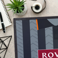 Dundee U 1995 Away Shirt - Personalised Retro Door Mat - 60cm x 40cm