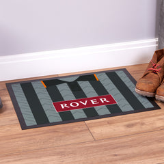 Dundee U 1995 Away Shirt - Personalised Retro Door Mat - 60cm x 40cm